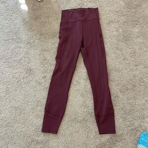 In Movement Lululemon Leggings 7/8 length